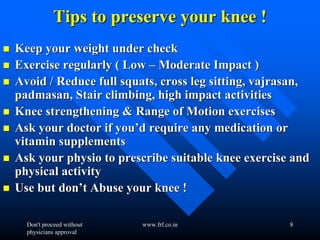 Knee strengthening exercise