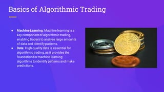Reinforcement Learning for Algorithmic Trading | PPT
