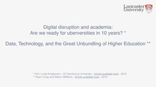 Research Libraries UK Conference 2017 presentation Slide 3