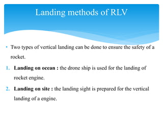 Reusable launch vehicle | PPTX