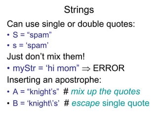 Python basics | PPT