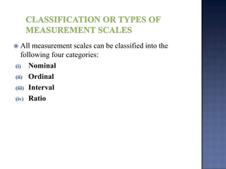 measurement and scaling techniques | PPTX