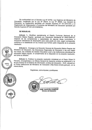 diseño curricular 2015 