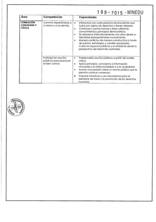 diseño curricular 2015 