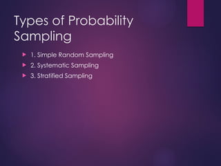 Types of probability sampling and its pros and cons.pptx