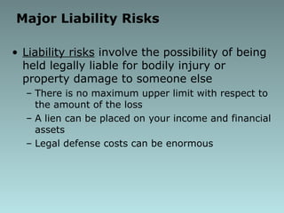 Liability Risk Image Risk and insurance management- Chapter 1.ppt