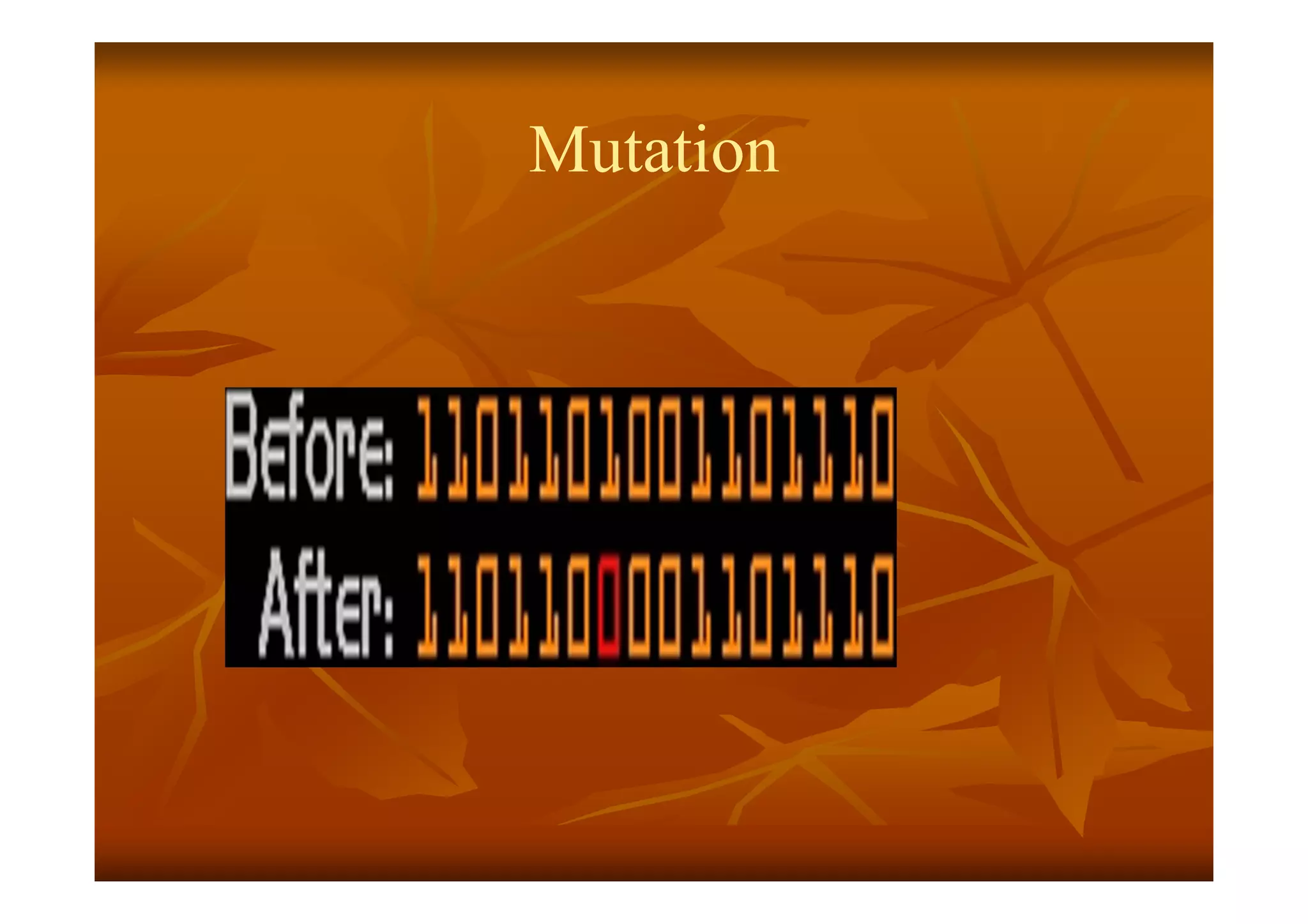 Mutation
 