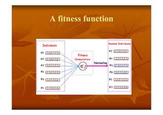 A fitness function
 
