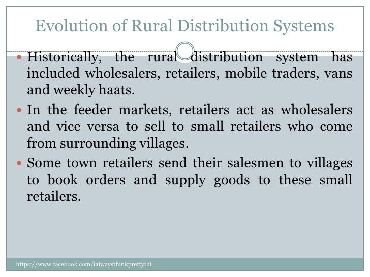 Rural Marketing Strategies, Distribution Strategies