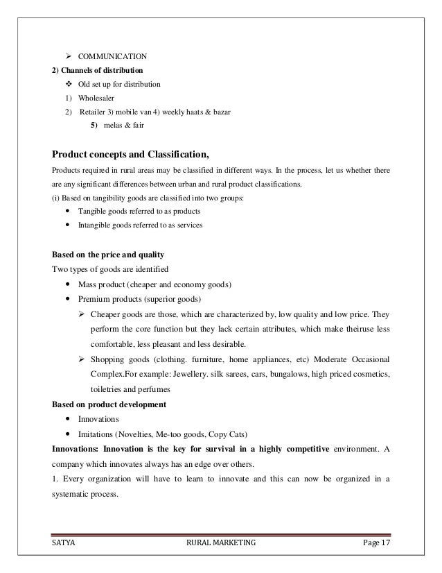 Phd thesis for consumer behaviour in rural marketing features