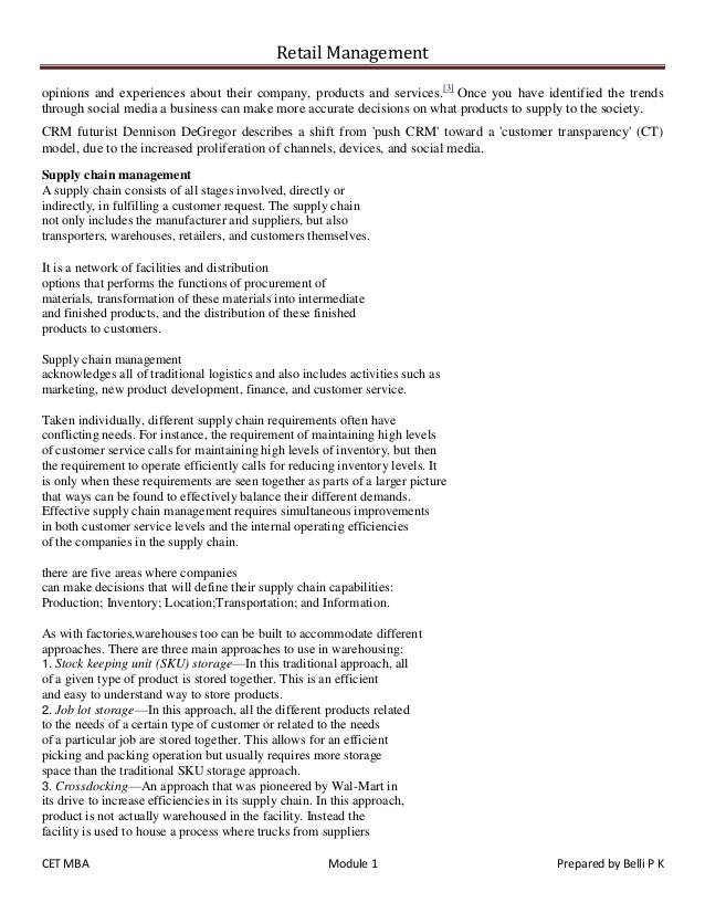 Lyric guantanamera lyrics : Retail Management Module 1 notes