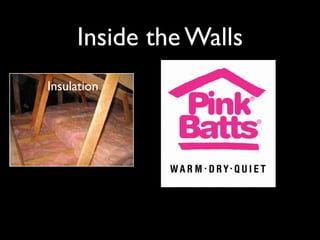 Inside the Walls
Insulation
 