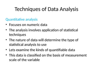 Comprehensive Guide to Research Data Analysis and Statistical ...