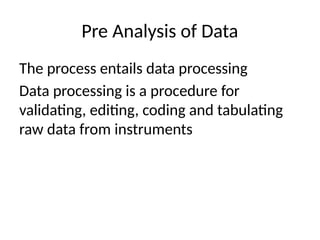 Comprehensive Guide to Research Data Analysis and Statistical ...