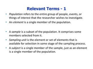 Chapter 8: Measurement and Sampling | PPT