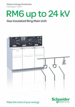 RM6 up to 24 kV
Medium Voltage Distribution
Catalogue I 2014
Gas Insulated Ring Main Unit
Make the most of your energy
SM
 
