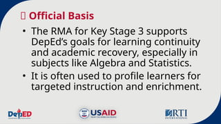 RMA-Briefer for key Stage one to three.pptx