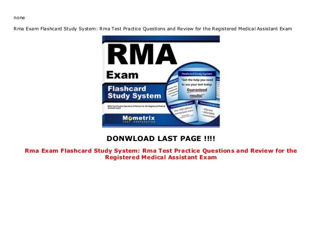 Rma Exam Flashcard Study System: Rma Test Practice Questions and Review ...