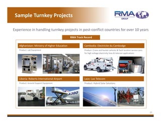 RMA Group Corporate Overview June 2011 | PDF
