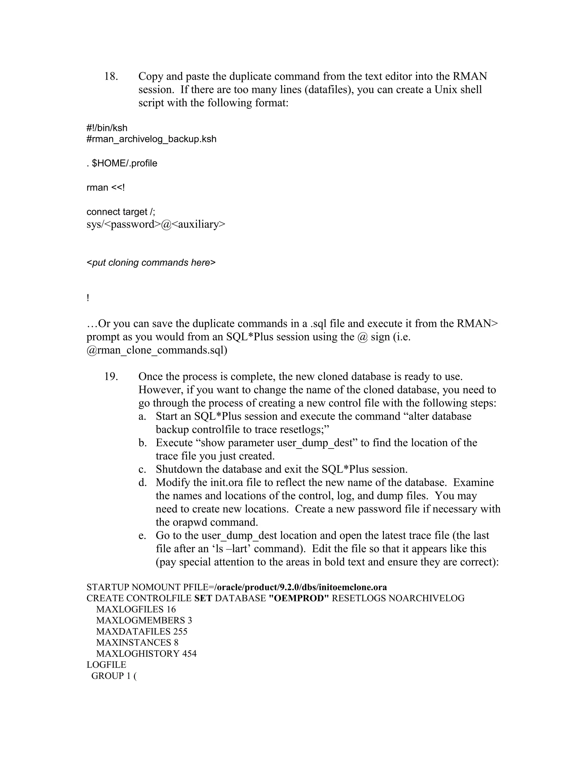 Rman cloning guide DOC