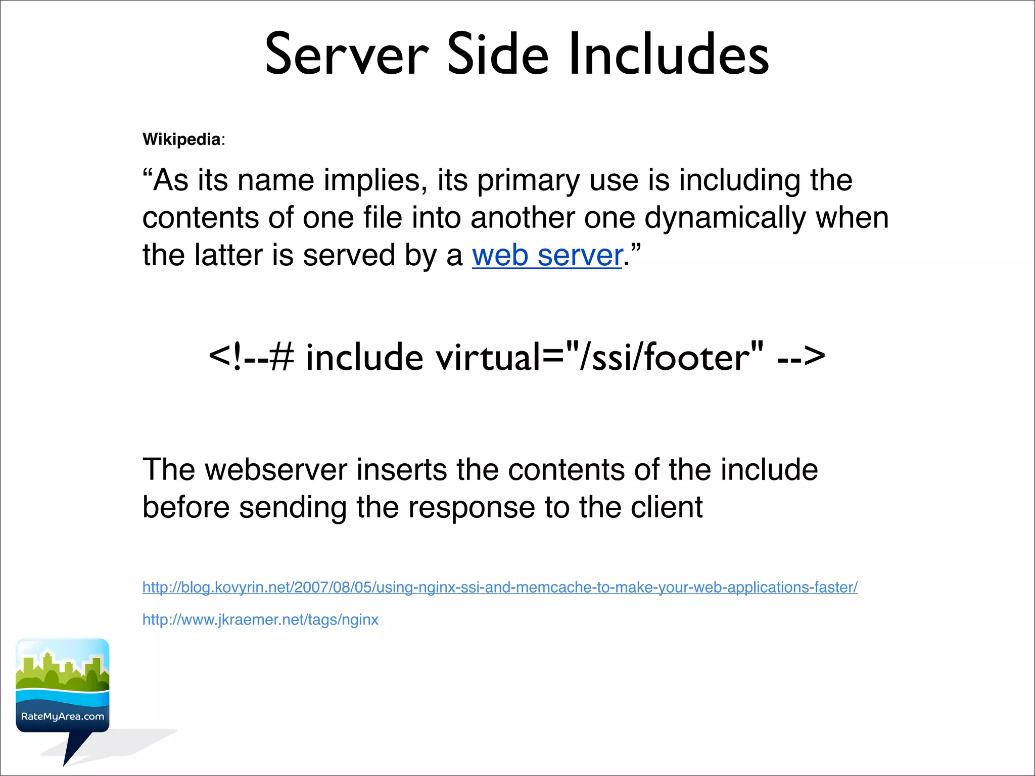 RateMyArea - interesting rails bits