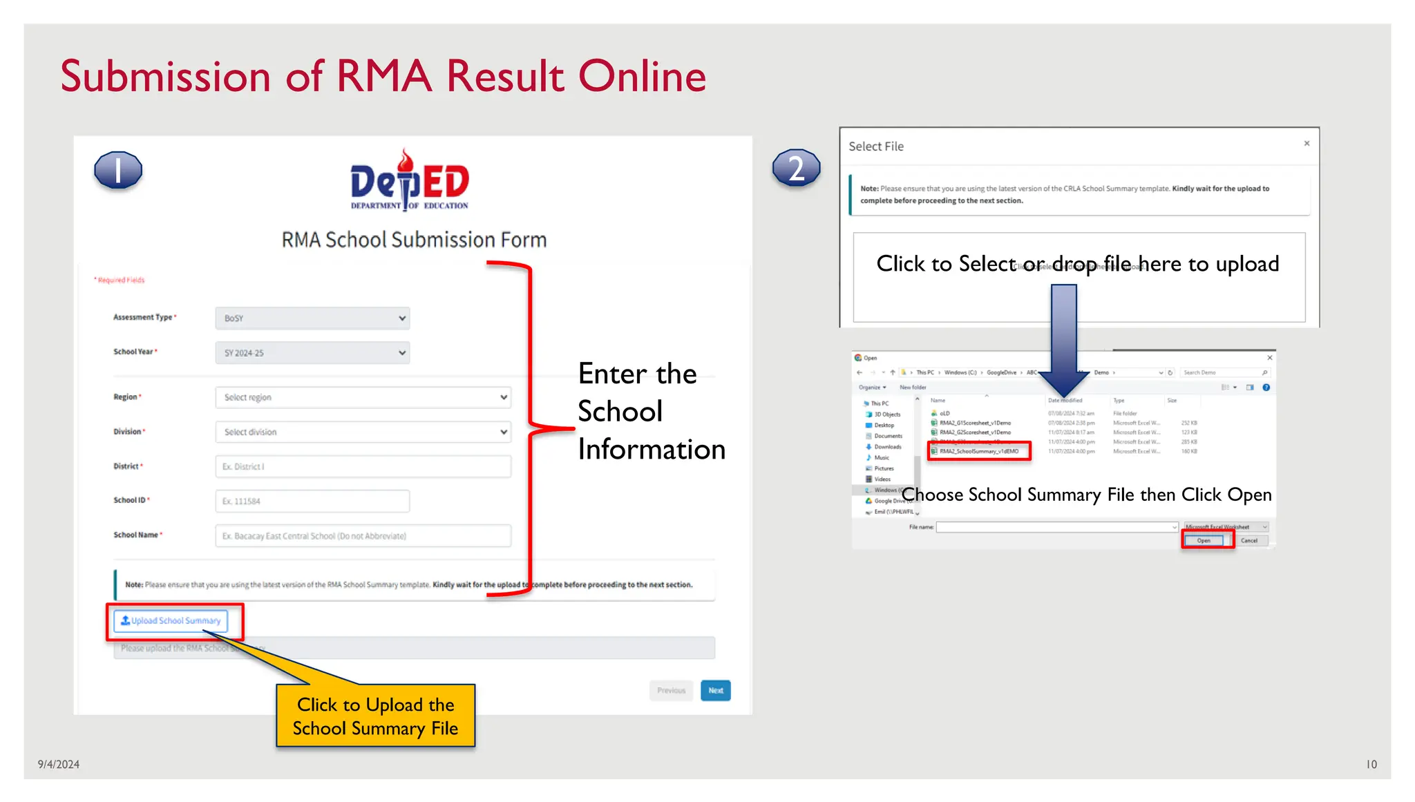 Mosy Rma In Math 7 Rapid Mathematics Assessment Score sheet for all Grade levels | PDF
