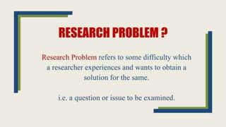 General Research Methodology: Research, objective, requirements, practical difficulties