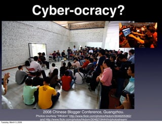 The Tao of the Web: China and the future of the Internet