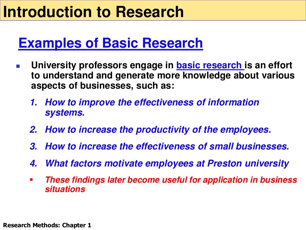 research methods for business students chapter 1 ppt