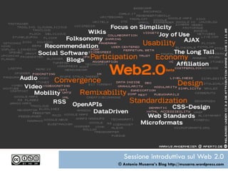 Sessione introduttiva sul Web 2.0 © Antonio Musarra ’ s Blog http://musarra.wordpress.com 