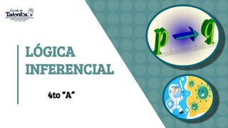 LÓGICA
INFERENCIAL
4to “A”
 