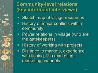 Community Action: Framework for Assessing Feasibility and Constraints Across Different Systems