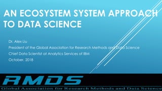 RMDS data science ecosystem approach | PDF | Internet | Computing
