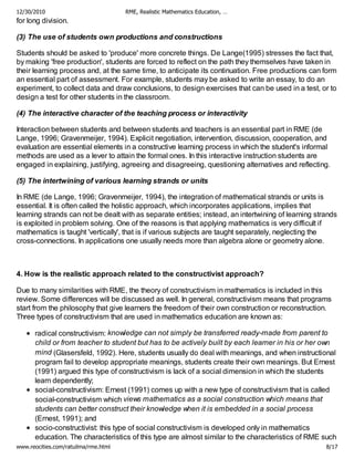 Rme Realistic Mathematics Education Literature Review Pdf Rme Realistic Mathematics Education Literature Review Pdf