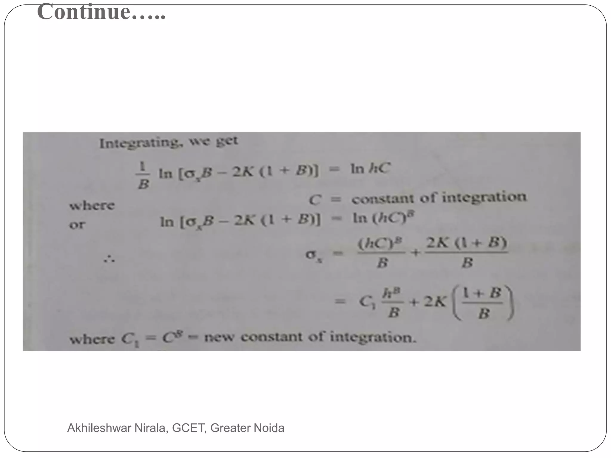 Continue…..
Akhileshwar Nirala, GCET, Greater Noida
 