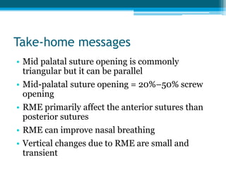Dentoalveolar Expansion
• Transverse dentoalveolar expansion>skeletal expansion
• Alveolar bending30% of the total expansion
 