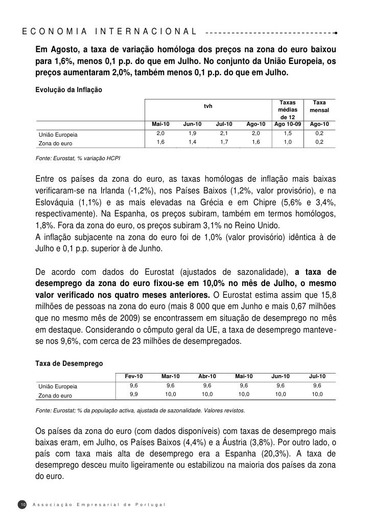 Relatorio economia