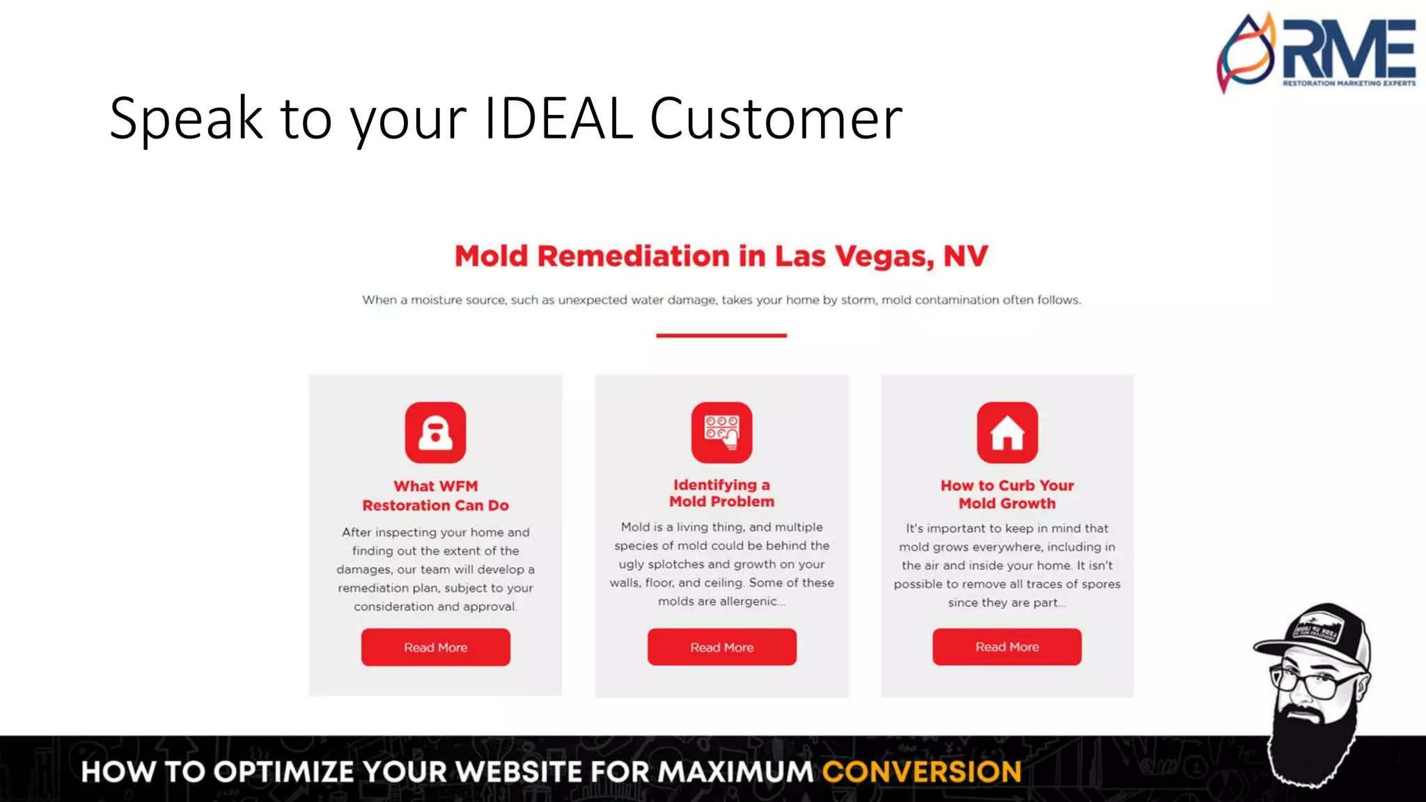 Speak to your IDEAL Customer
 