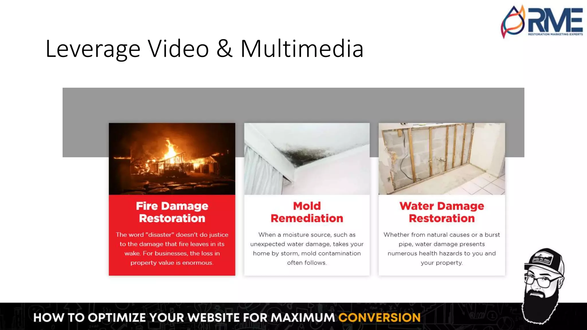 Leverage Video & Multimedia
 