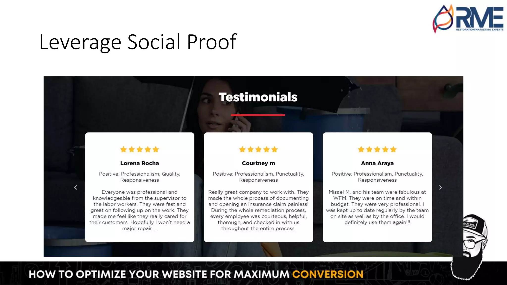 Leverage Social Proof
 