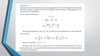 Hypothesis and its important parametric tests | PPTX