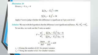 Hypothesis and its important parametric tests | PPTX