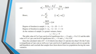 Hypothesis and its important parametric tests | PPTX