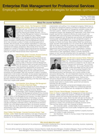 Risk Management For Professional Services | PDF