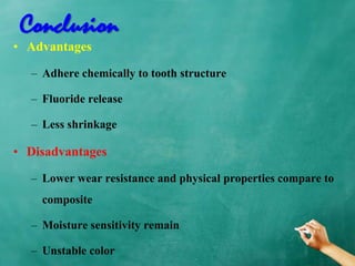 Clinical using of RMGISecondary caries