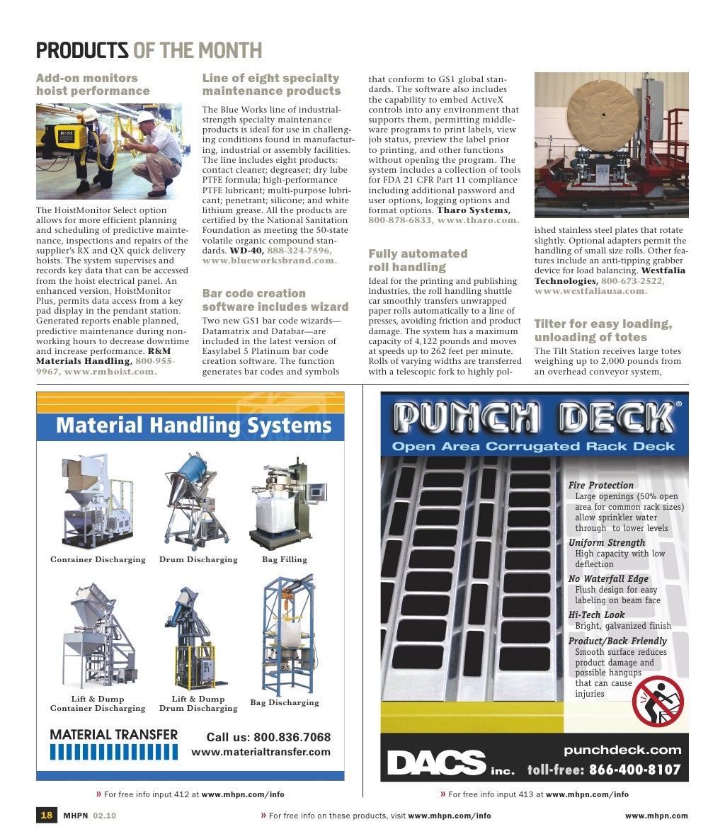 Raw material Handling