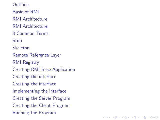 Remote Method Invocation | PPT