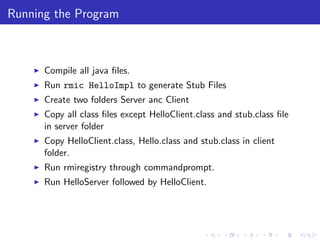 Remote Method Invocation | PDF