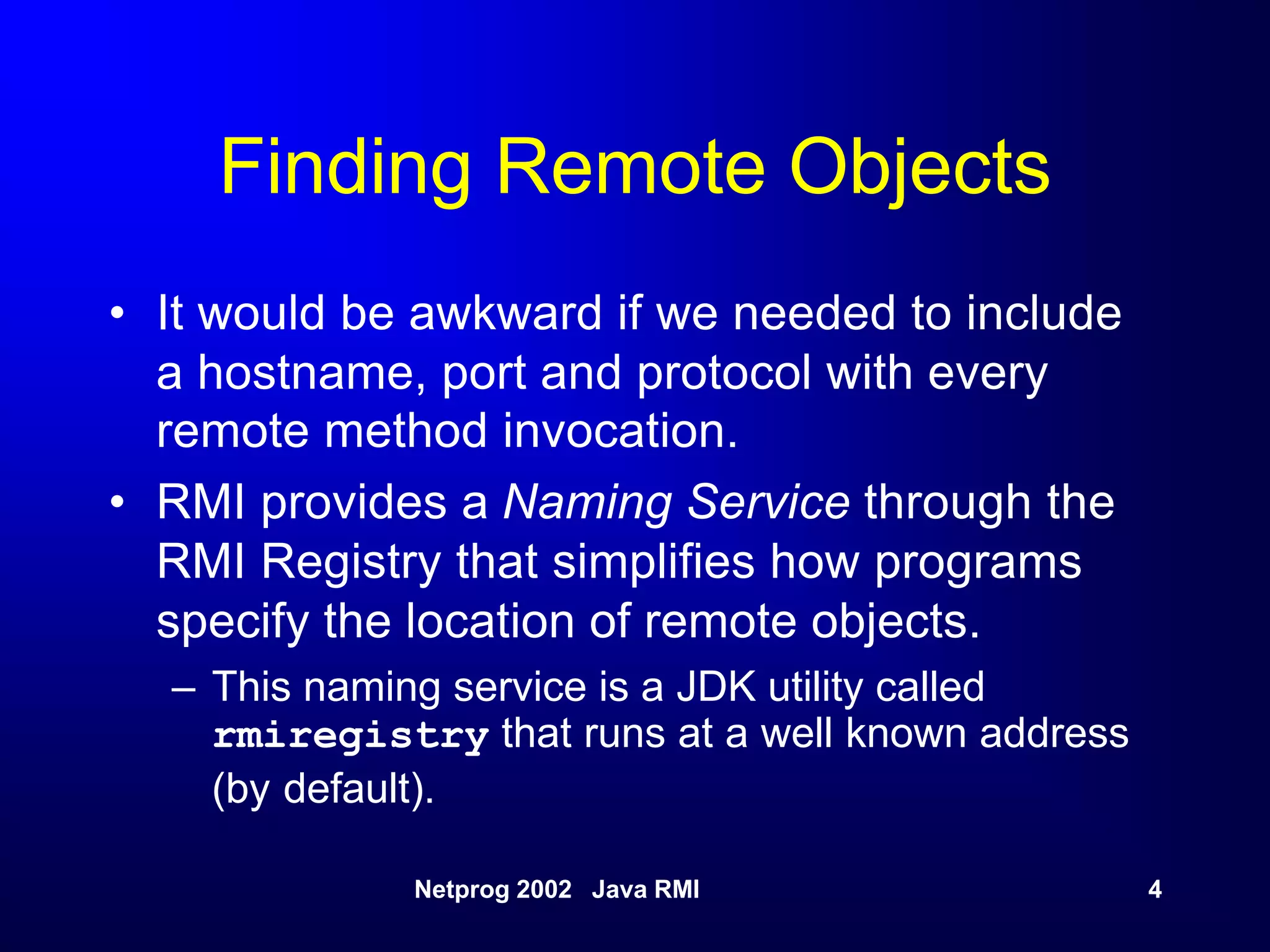 Remote Method Invocation | PPT