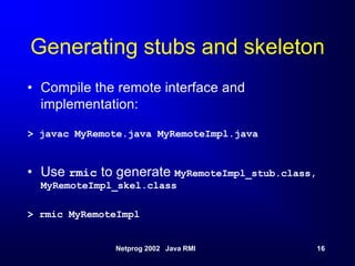 Remote Method Invocation | PPT